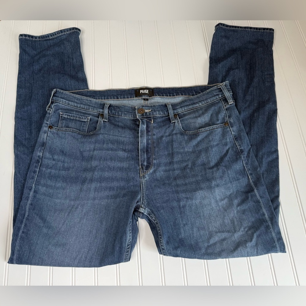 Paige Federal Jeans Mens 38 Blue Denim 32.5 Inseam. 1341